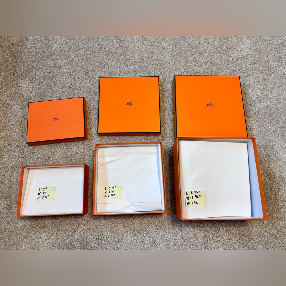 Hermes Empty Accessory Boxes - image 3